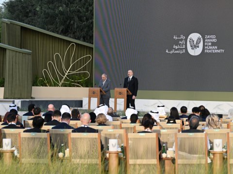 Biz sülh şəraitində yaşamağı öyrənirik - İlham Əliyev