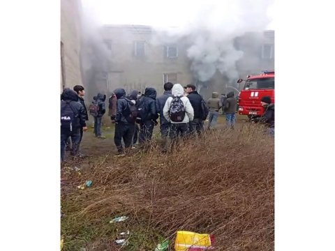 Masallıda məktəbdə yanğın - Şagirdlər təxliyə olundu