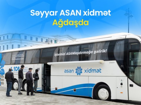 Səyyar ASAN xidmət Ağdaşda