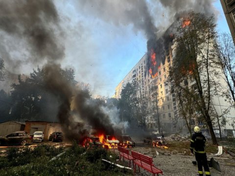 Rusiya Zaporojyeyə 300 dronla hücum etdi - Ölən və yaralananlar var