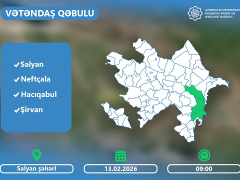 Nazir Salyanda&nbsp;vətəndaşları dinləyəcək - FOTO