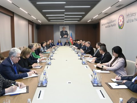 Ceyhun Bayramov ABŞ nümayəndələri ilə&nbsp;TRIPP marşrutunu müzakirə etdi