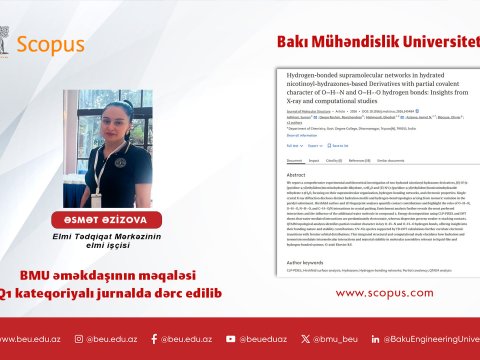 BMU-nun daha bir əməkdaşının məqaləsi Q1 kateqoriyalı jurnalda&nbsp;