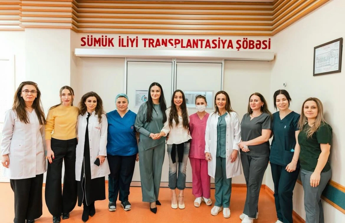 Alyona Əliyeva Talassemiya Mərkəzindən paylaşım edib