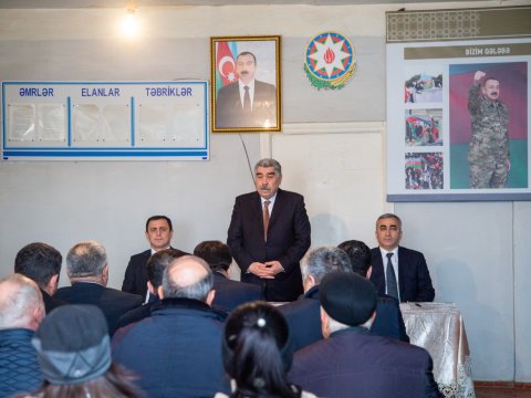 Salyanın Gəncəli kəndində&nbsp;səyyar qəbul keçirildi - FOTO