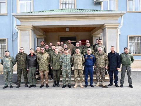 Hərbi attaşelər hərbi hissədə olublar - VİDEO&nbsp;