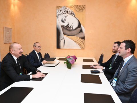 Prezident Almaniyada daha bir vacib görüş keçirdi