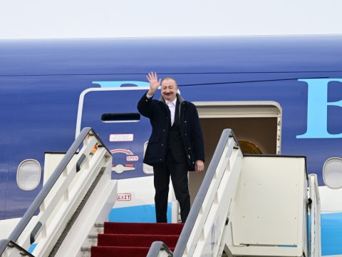 İlham Əliyevin Serbiyaya səfəri başa çatdı - FOTOLAR