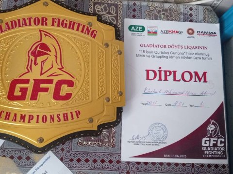 9-cu sinif şagirdimiz Avrasiya çempionatının qalibi oldu - FOTO