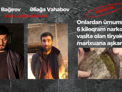 Sosial şəbəkələrdə narkotik satan şəxslər saxlanıldı -&nbsp;VİDEO