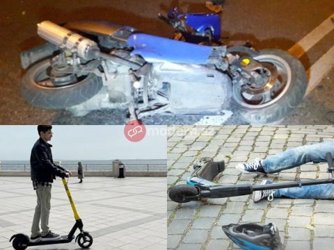 Azərbaycanda skuter qəzası ölümlə nəticələnib -&nbsp;RƏSMİ