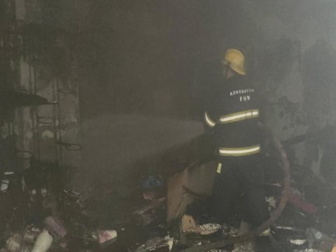 Bakıda mağazada partlayış -&nbsp;VİDEO