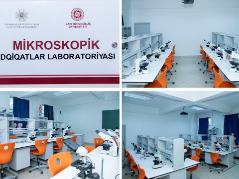 BMU-da yeni laboratoriyalar istifadəyə verildi - FOTOLAR