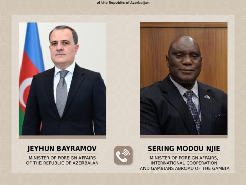 Ceyhun Bayramovla qambiyalı nazirin&nbsp;telefon danışığı olub