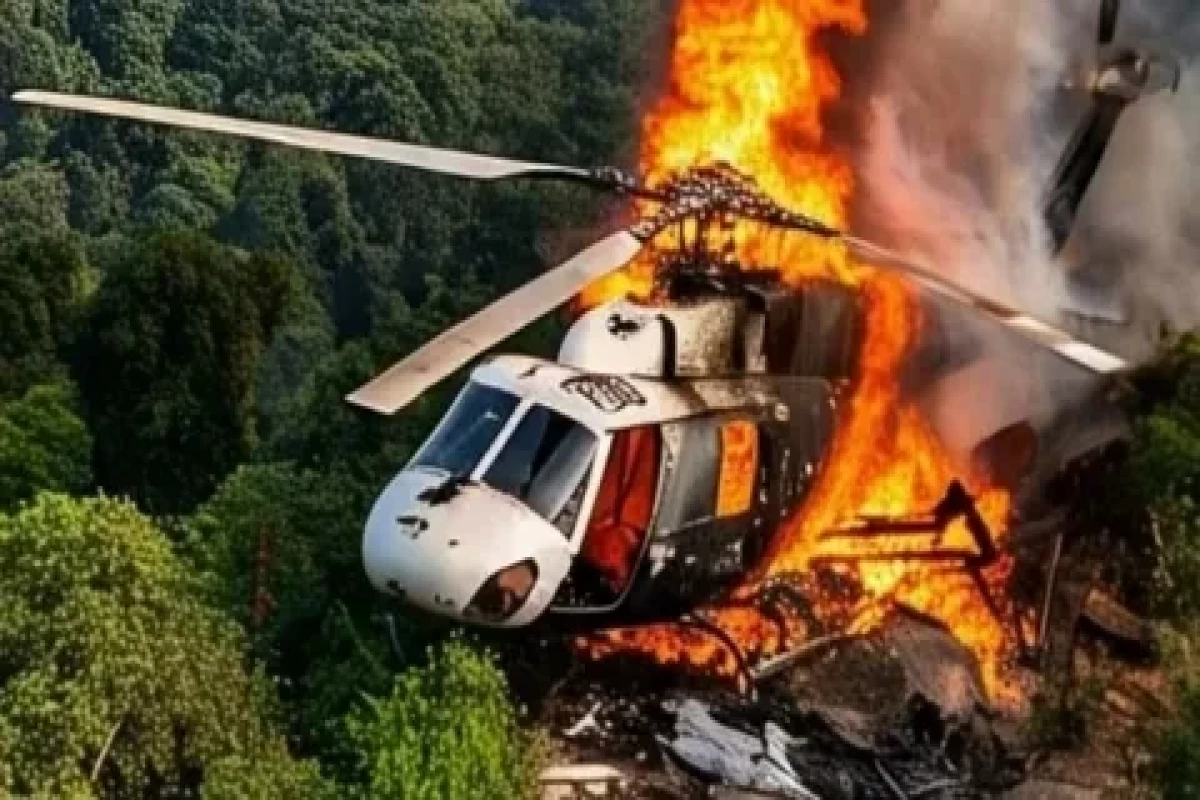 Peruda helikopter qəzası: 15 nəfər həlak oldu