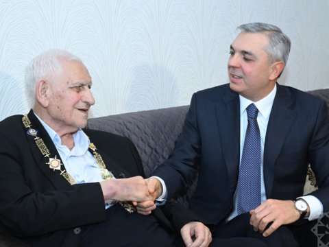 Heydər Əliyev&rdquo; ordeni Nəriman Həsənzadəyə təqdim edildi