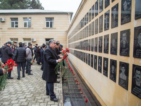 Salyanda Xocalı soyqırımı qurbanları anılıb&nbsp;- FOTOLAR