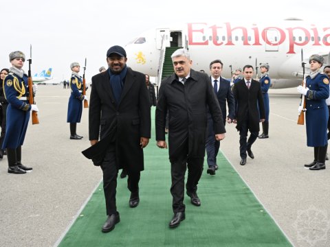 Efiopiyanın Baş naziri Azərbaycana gəldi