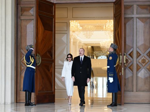 Efiopiyanın Baş nazirinin rəsmi qarşılanma mərasimi