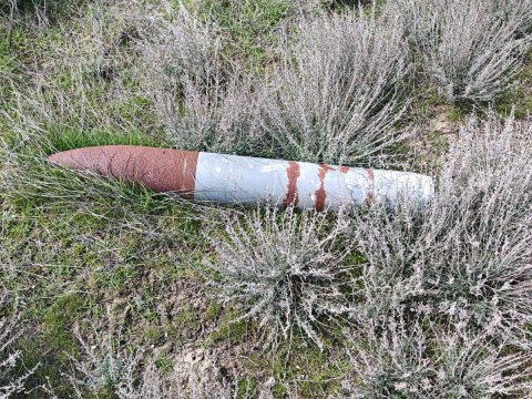 Salyanda partlamamış mərmi aşkarlandı