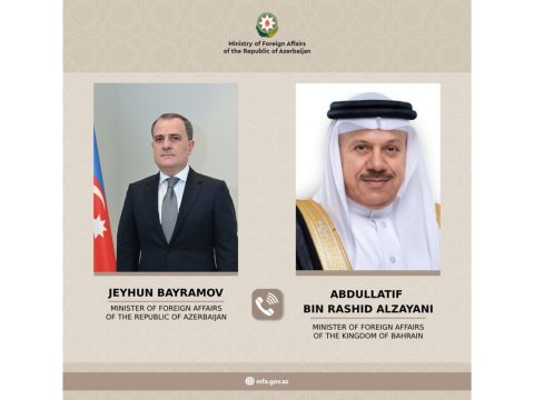 Azərbaycanla&nbsp;Bəhreynin XİN rəhbərləri İranı müzakirə etdi