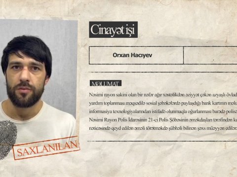 Xəstə uşağa yardım üçün toplanan pulu oğurladı - GÖRÜNTÜ