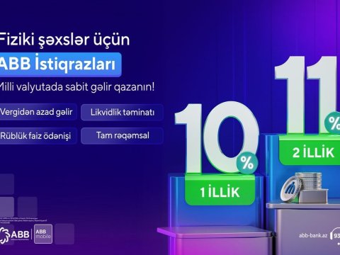 ABB-dən fiziki şəxslər üçün yeni məhsul!