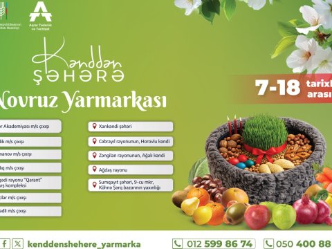 Novruz yarmarkaları&nbsp;BAŞLAYIR