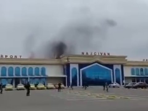 Naxçıvanın vurulmasının ANBAAN GÖRÜNTÜLƏRİ