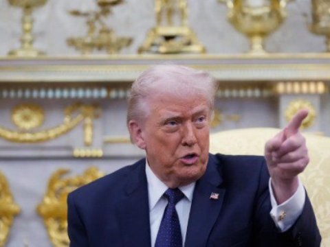 Tramp Xameneinin oğlunu QƏBUL ETMİR