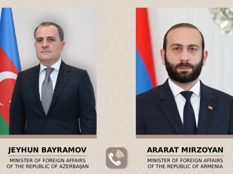 Ceyhun Bayramovla Mirzoyan İranın Naxçıvana hücumunu müzakirə etdilər