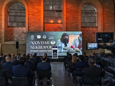 "Çovdar nekropolu" kitabı ictimaiyyətə təqdim edildi - FOTO