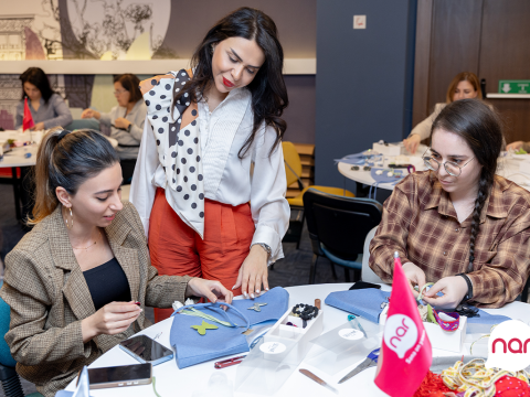 &ldquo;Nar&rdquo; 8 xanım jurnalistləri təbrik etdi - FOTO