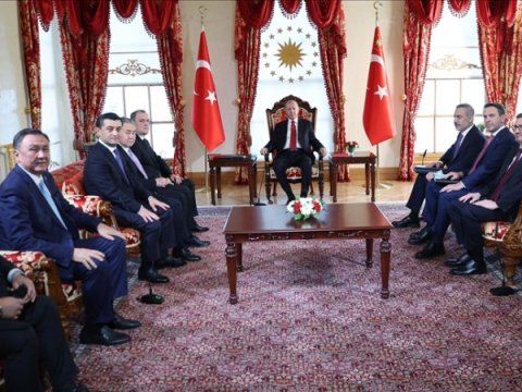 Ərdoğan XİN rəhbərlərini qəbul etdi
