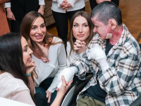 Prezidentin ailə üzvləri&nbsp;Yaşama Dəstək Mərkəzində - FOTOLAR