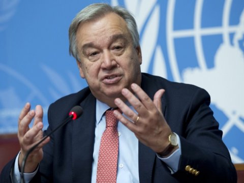 Antonio Quterreş Türkiyədədir