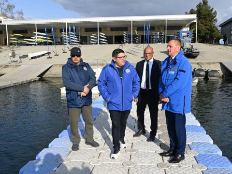 Beynəlxalq federasiyaların prezidentləri Sərsəng su anbarında&nbsp;- Fotolar