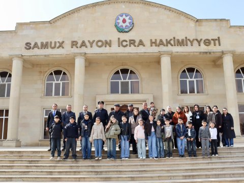 Samuxda Novruz bayramı münasibətilə şəhid ailələri ilə görüş keçirilib