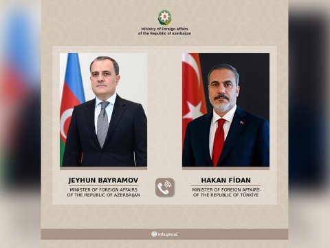 Ceyhun Bayramov Hakan Fidanla DANIŞDI