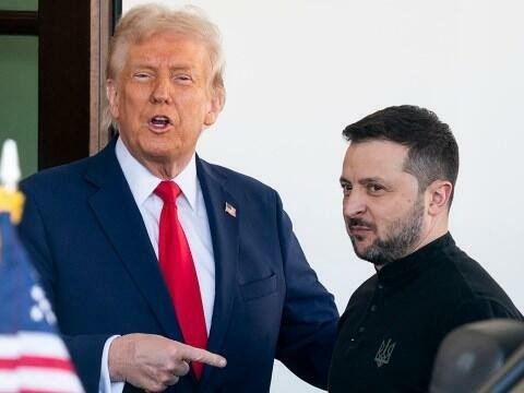 Tramp məni oğlu kimi görür - ZELENSKİ