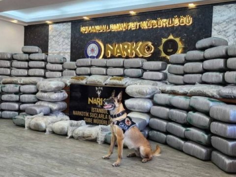 İstanbulda yarım tondan çox narkotik maddə aşkarlandı