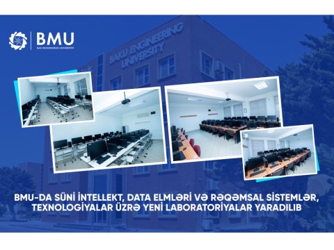 BMU-da yeni laboratoriyalar yaradılıb