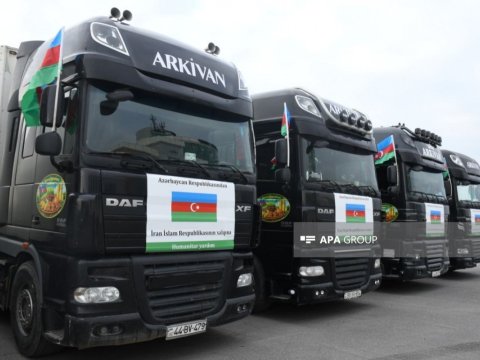 Azərbaycandan İrana növbəti humanitar yardım&nbsp;- FOTO