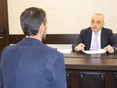 Zaur Mikayılov Abşeronda vətəndaşlarla görüşdü - FOTO