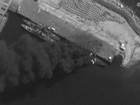 Darmadağın edilmiş İran - Peykdən çəkilən GÖRÜNTÜLƏR