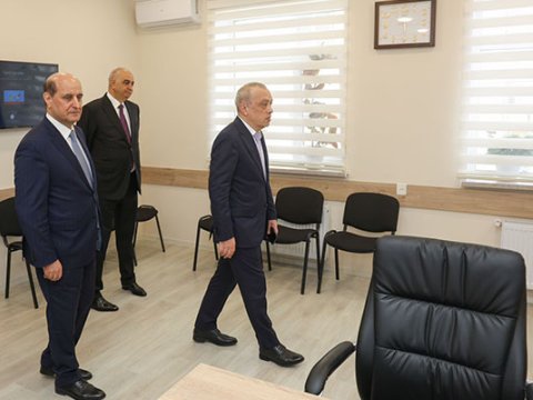 Zaur Mikayılov regional bölmənin yeni binasında - Fotolar