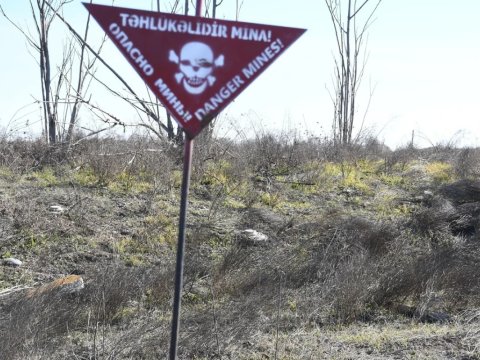 Azad olunmuş ərazilərdəki qəbiristanlıqlarda mina TƏHLÜKƏSİ