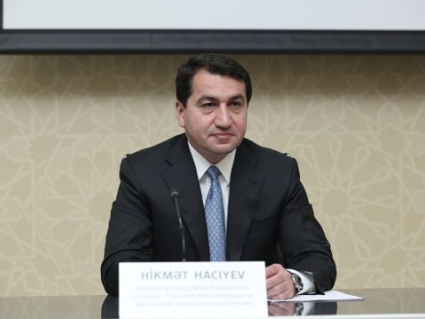 Hikmət Hacıyev Şimali Baltik Səkkizliyi ölkələrinin siyasi direktorları ilə görüşdü