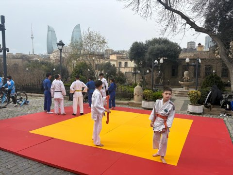 İçərişəhərdə idman festivalı keçirilir -&nbsp;FOTOLAR