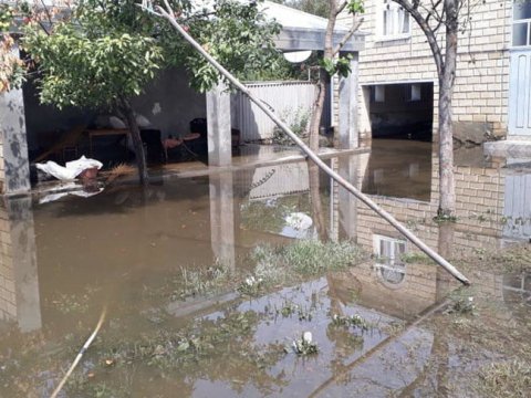 Xətaidə&nbsp;evləri su basdı - VİDEO